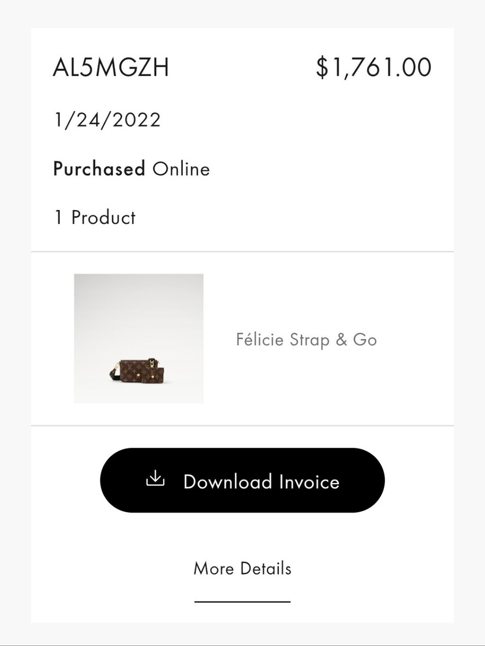Louis Vuitton Felicie Strap And Go - Picture 11 of 11